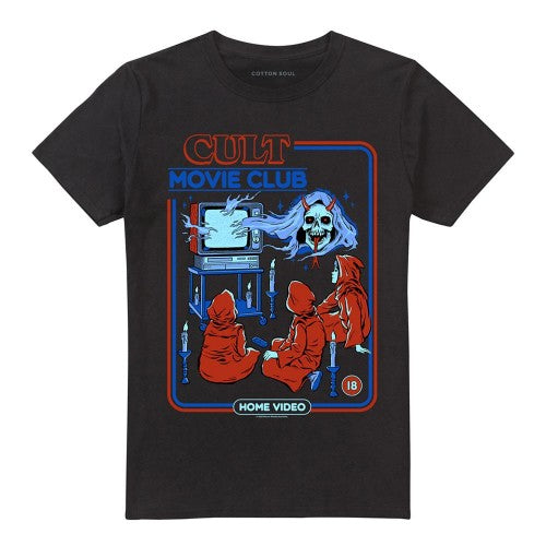 Front - Steven Rhodes Unisex Adult Cult Movie Club T-Shirt