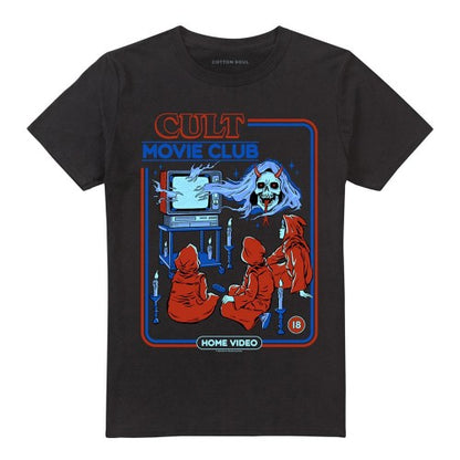 Front - Steven Rhodes Unisex Adult Cult Movie Club T-Shirt