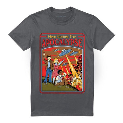 Front - Steven Rhodes Unisex Adult Here Comes The Apocalypse T-Shirt