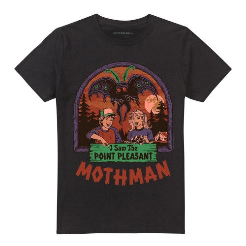Front - Steven Rhodes Unisex Adult I Saw The Mothman T-Shirt