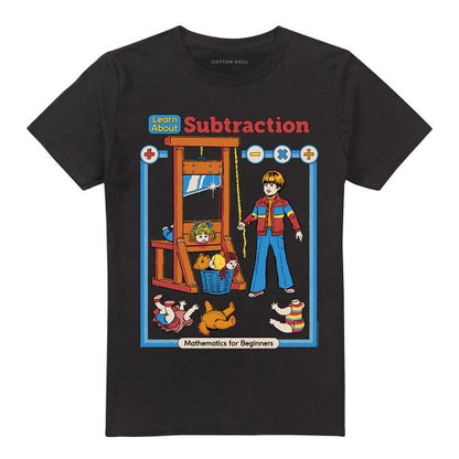 Front - Steven Rhodes Unisex Adult Learn About Subtraction T-Shirt