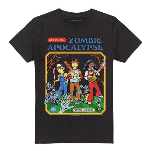 Front - Steven Rhodes Unisex Adult My First Zombie Apocalypse T-Shirt