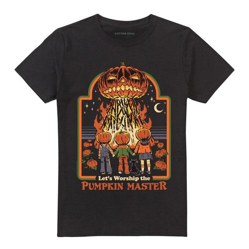 Front - Steven Rhodes Unisex Adult Pumpkin Master T-Shirt