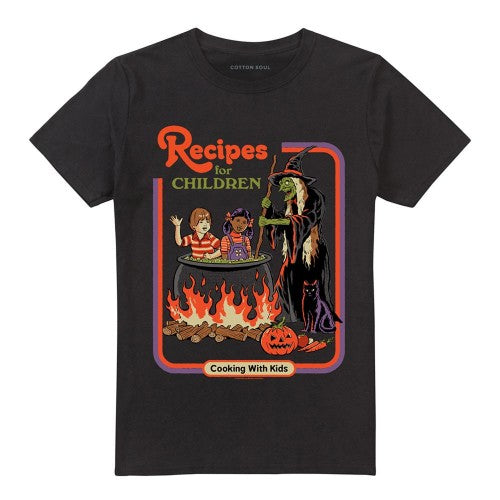 Front - Steven Rhodes Unisex Adult Recipes For Children T-Shirt