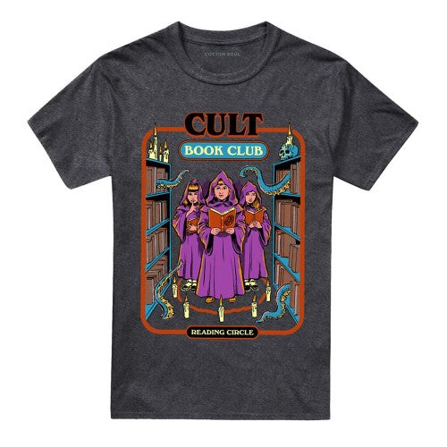 Front - Steven Rhodes Unisex Adult Cult Book Club Heather T-Shirt