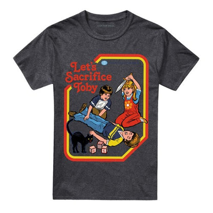 Front - Steven Rhodes Unisex Adult Let´s Sacrifice Toby Heather T-Shirt