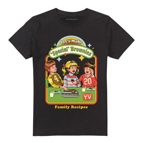 Front - Steven Rhodes Unisex Adult Let´s Make Brownies T-Shirt