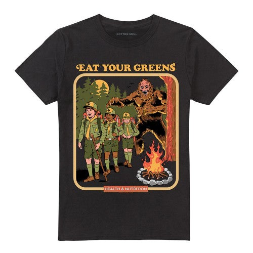 Front - Steven Rhodes Unisex Adult Eat Your Greens T-Shirt