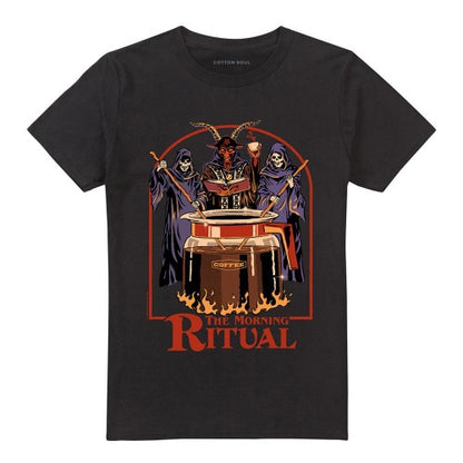 Front - Steven Rhodes Unisex Adult The Morning Ritual T-Shirt