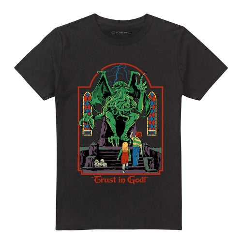 Front - Steven Rhodes Unisex Adult Trust In God T-Shirt