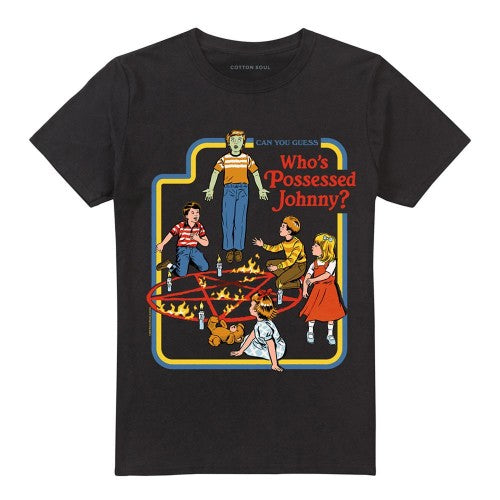 Front - Steven Rhodes Unisex Adult Who´s Possessed Johnny T-Shirt