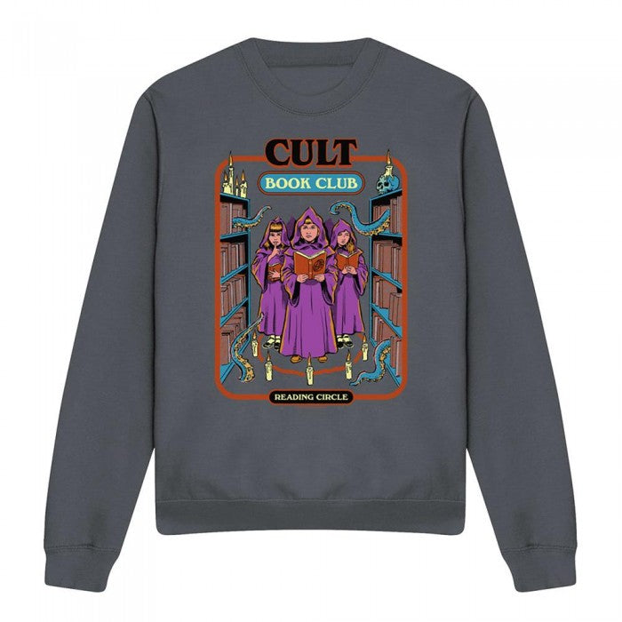 Front - Steven Rhodes Unisex Adult Cult Book Club Sweatshirt