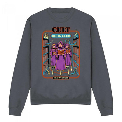 Front - Steven Rhodes Unisex Adult Cult Book Club Sweatshirt