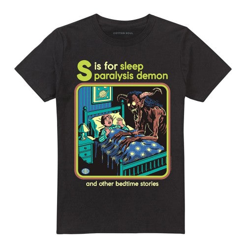 Front - Steven Rhodes Unisex Adult Sleep Paralysis Demon T-Shirt