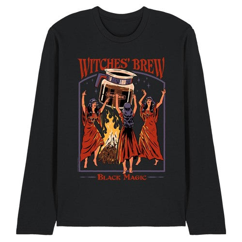 Front - Steven Rhodes Unisex Adult Witche´s Brew Long-Sleeved T-Shirt
