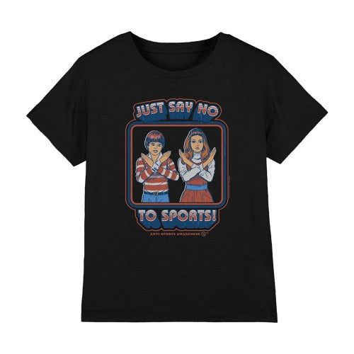 Front - Steven Rhodes Childrens/Kids Just Say No To Sports T-Shirt