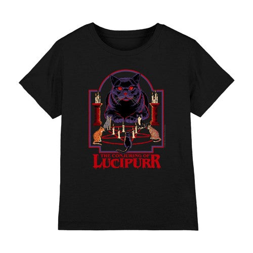 Front - Steven Rhodes Childrens/Kids Lucipurr T-Shirt