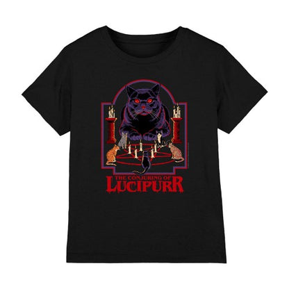 Front - Steven Rhodes Childrens/Kids Lucipurr T-Shirt