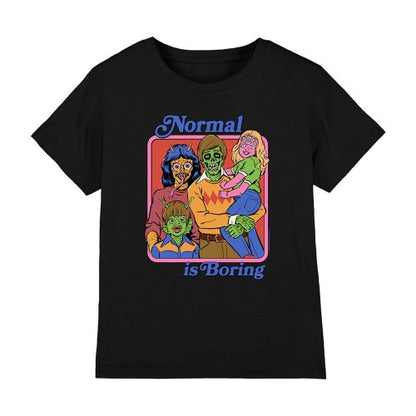 Front - Steven Rhodes Childrens/Kids Normal Is Boring T-Shirt