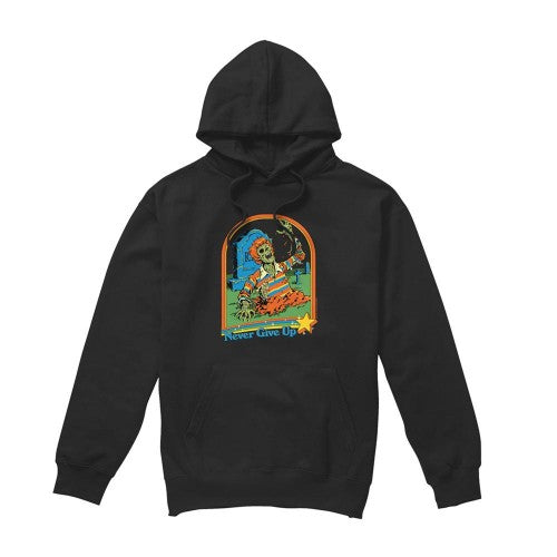 Front - Steven Rhodes Unisex Adult Never Give Up Hoodie