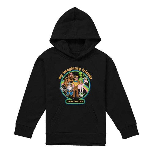 Front - Steven Rhodes Childrens/Kids My Imaginary Friends Hoodie