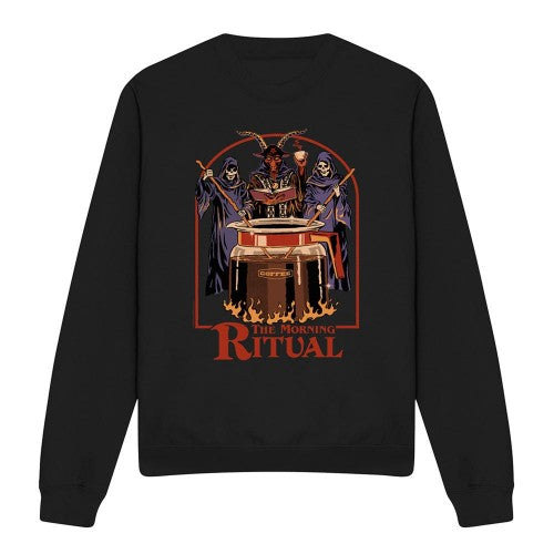 Front - Steven Rhodes Unisex Adult The Morning Ritual Sweatshirt