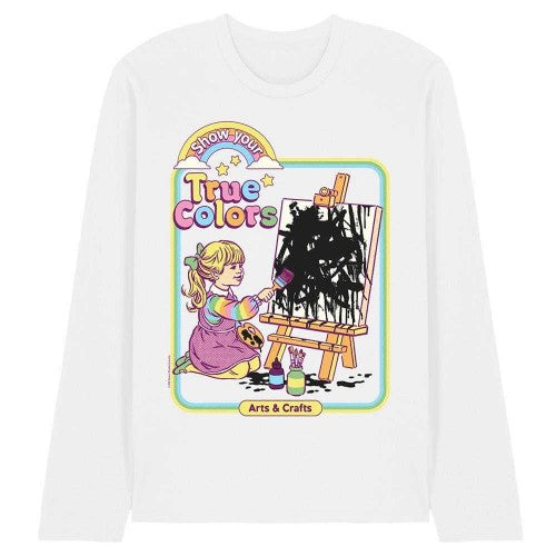 Front - Steven Rhodes Unisex Adult Show Your True Colors Long-Sleeved T-Shirt