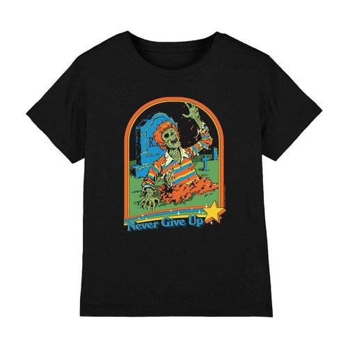 Front - Steven Rhodes Childrens/Kids Never Give Up T-Shirt