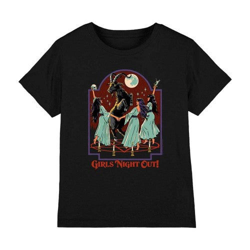 Front - Steven Rhodes Childrens/Kids Girl´s Night Out T-Shirt