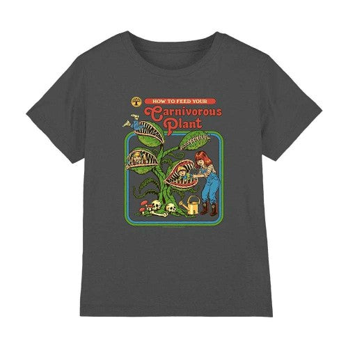 Front - Steven Rhodes Childrens/Kids Carnivorous Plant T-Shirt