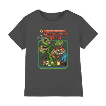 Front - Steven Rhodes Childrens/Kids Carnivorous Plant T-Shirt