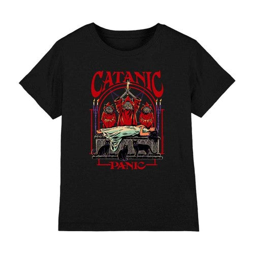 Front - Steven Rhodes Childrens/Kids Catanic Panic T-Shirt