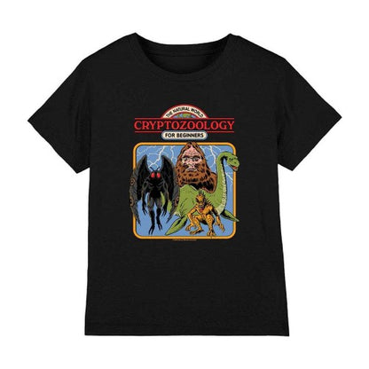 Front - Steven Rhodes Childrens/Kids Cryptozoology For Beginners T-Shirt