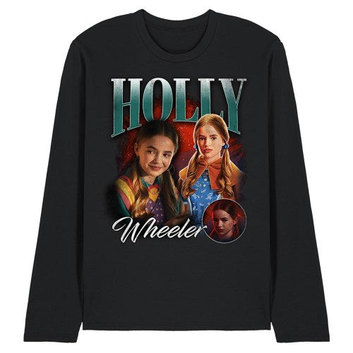 Front - Stranger Things Unisex Adult Holly Homage Long-Sleeved T-Shirt
