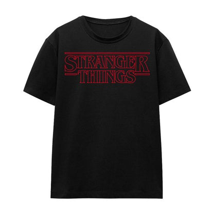 Front - Stranger Things Womens/Ladies Logo Outline T-Shirt