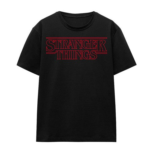 Front - Stranger Things Womens/Ladies Logo Outline T-Shirt