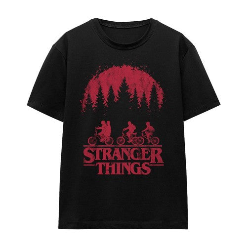 Front - Stranger Things Womens/Ladies Bike T-Shirt