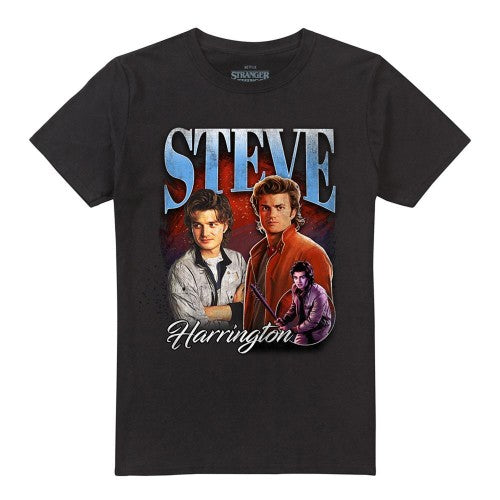 Front - Stranger Things Unisex Adult Steve Harrington Homage T-Shirt