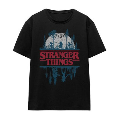 Front - Stranger Things Womens/Ladies Silhouette T-Shirt