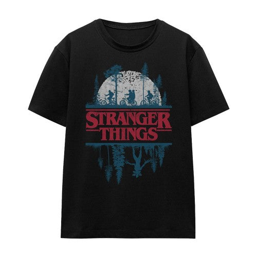 Front - Stranger Things Womens/Ladies Silhouette T-Shirt