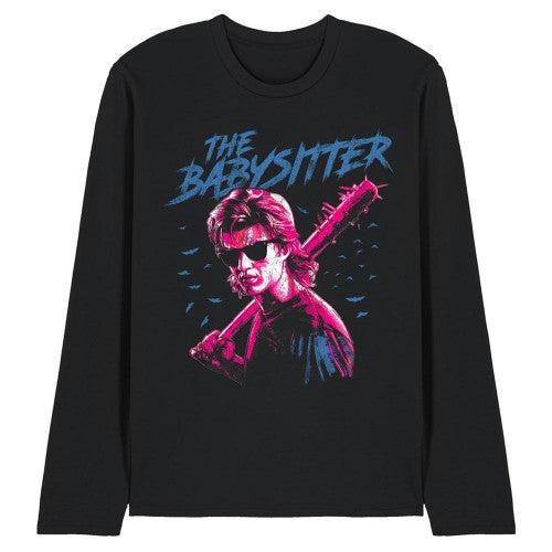 Front - Stranger Things Unisex Adult The Babysitter Long-Sleeved T-Shirt