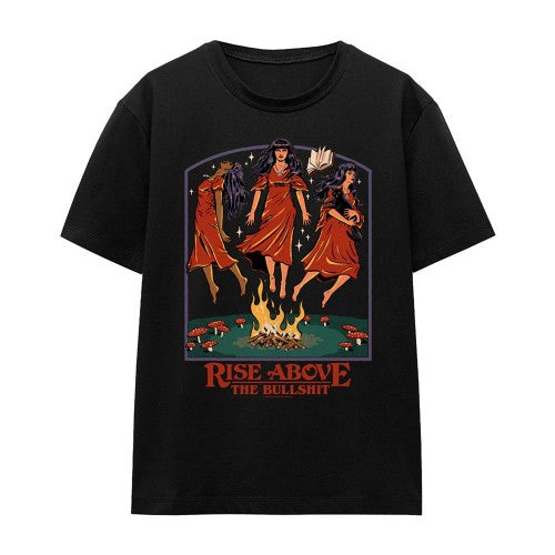 Front - Steven Rhodes Womens/Ladies Rise Above The Bullshit T-Shirt