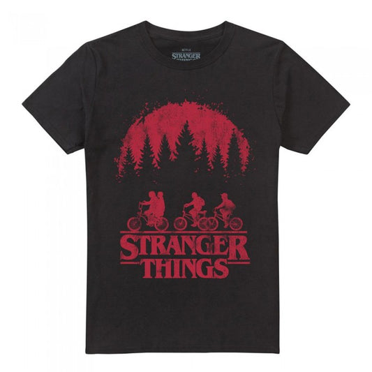 Front - Stranger Things Unisex Adult Bike T-Shirt
