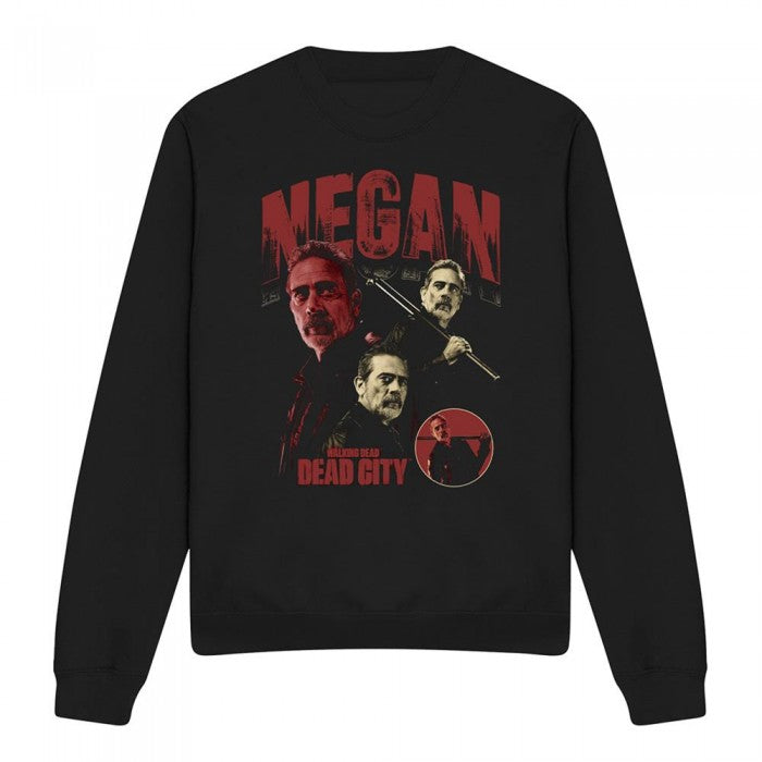 Front - The Walking Dead Unisex Adult Dead City Negan Homage Sweatshirt