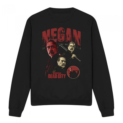 Front - The Walking Dead Unisex Adult Dead City Negan Homage Sweatshirt