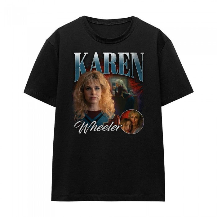 Front - Stranger Things Womens/Ladies Karen Wheeler Homage T-Shirt