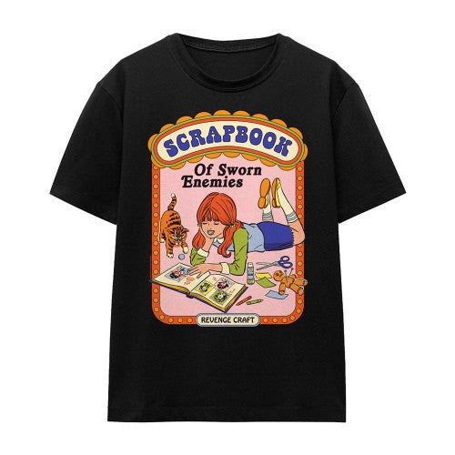 Front - Steven Rhodes Womens/Ladies Scrapbook Of Sworn Enemies T-Shirt