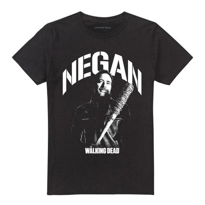 Front - The Walking Dead Unisex Adult Negan Mono T-Shirt