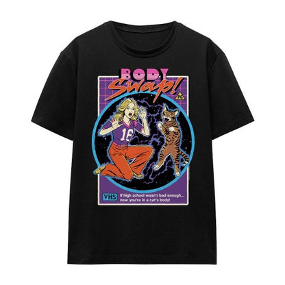 Front - Steven Rhodes Womens/Ladies Body Swap T-Shirt