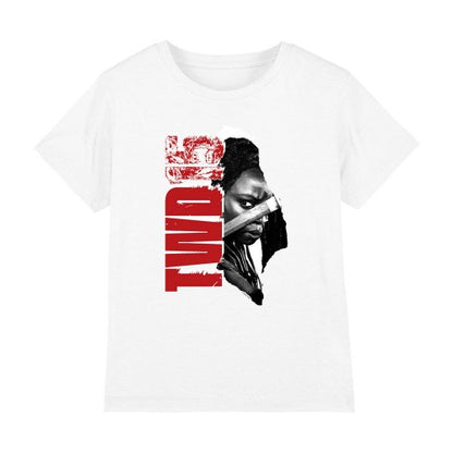 Front - The Walking Dead Childrens/Kids 15 Michonne T-Shirt